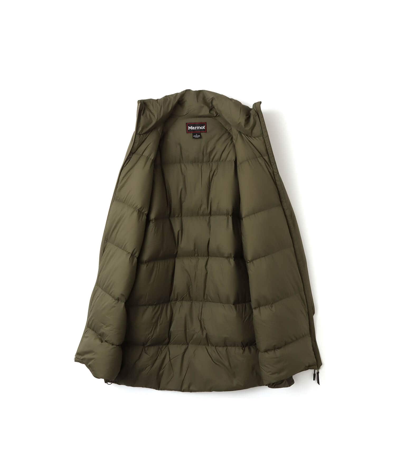 MARMOT 750FP Vertical Long Down Jacket KHAKIの画像