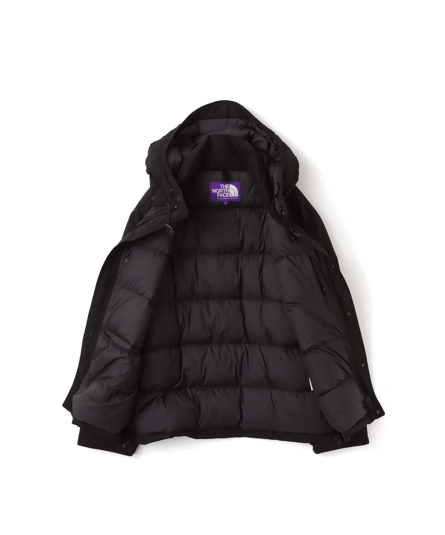 THE NORTH FACE PURPLE LABEL Double Peak Short Down Parka Blackの画像