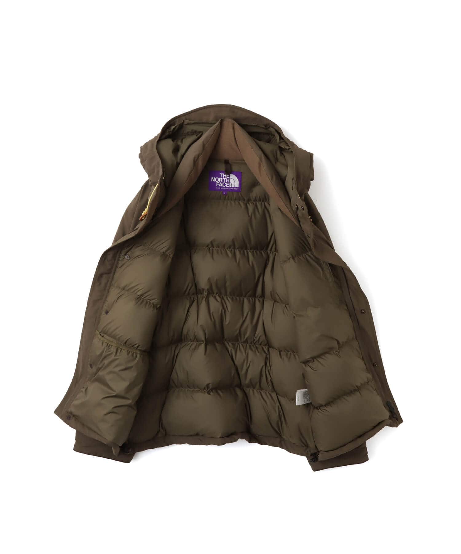 THE NORTH FACE PURPLE LABEL Double Peak Short Down Parka Moss Greenの画像