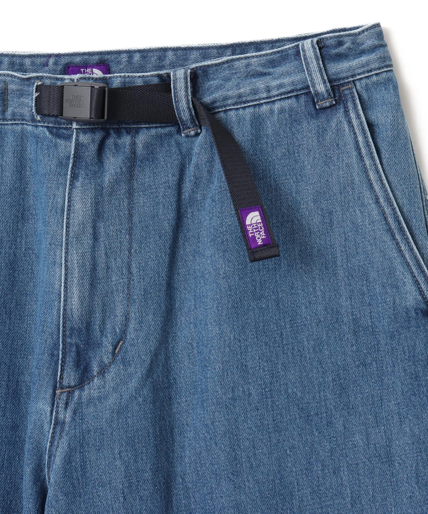 THE NORTH FACE PURPLE LABEL Denim Wide Tapered Field Pants Indigo Bleachの画像