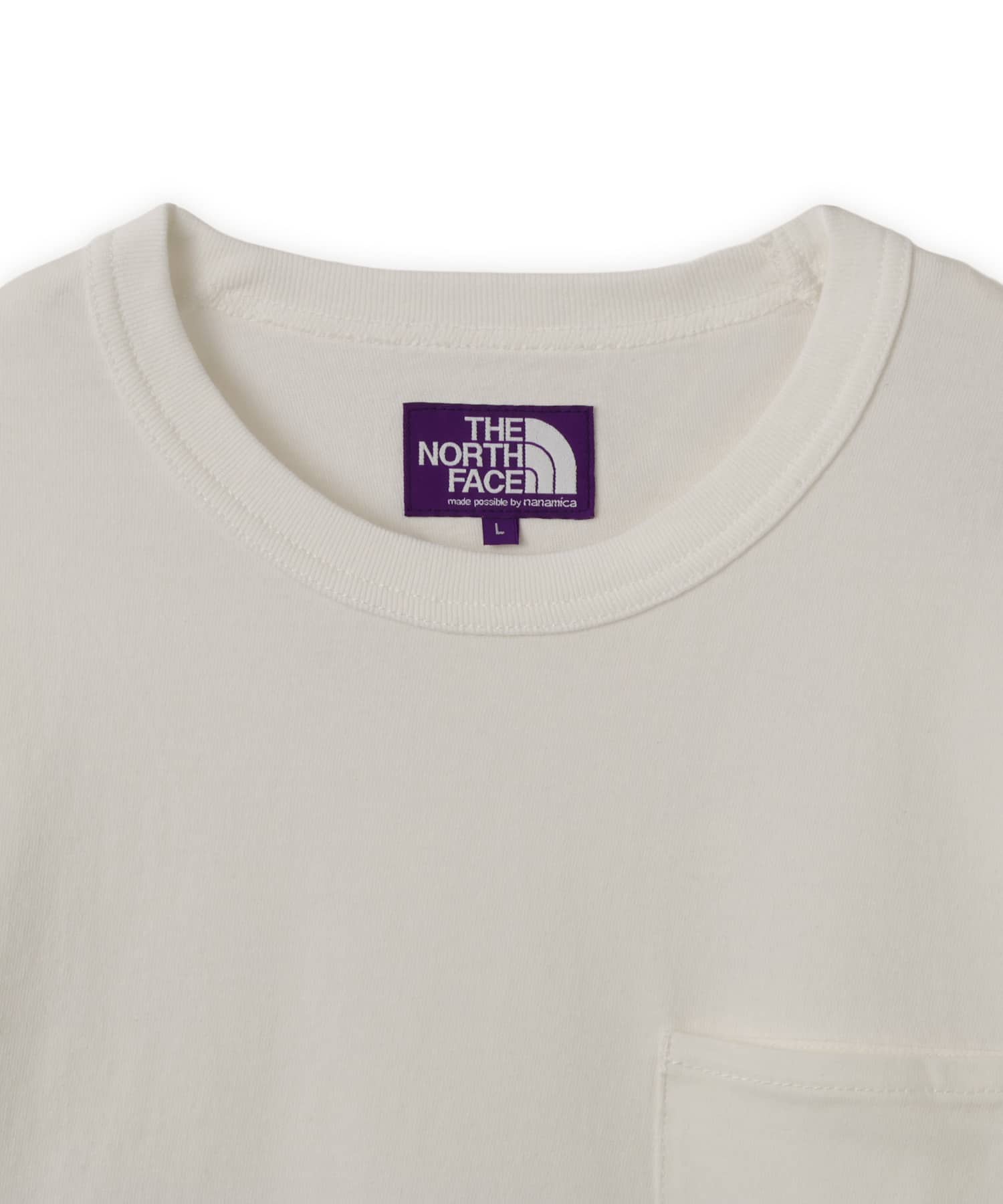 THE NORTH FACE PURPLE LABEL 8oz FIELD L/S POCKET TEE OW/PPの画像