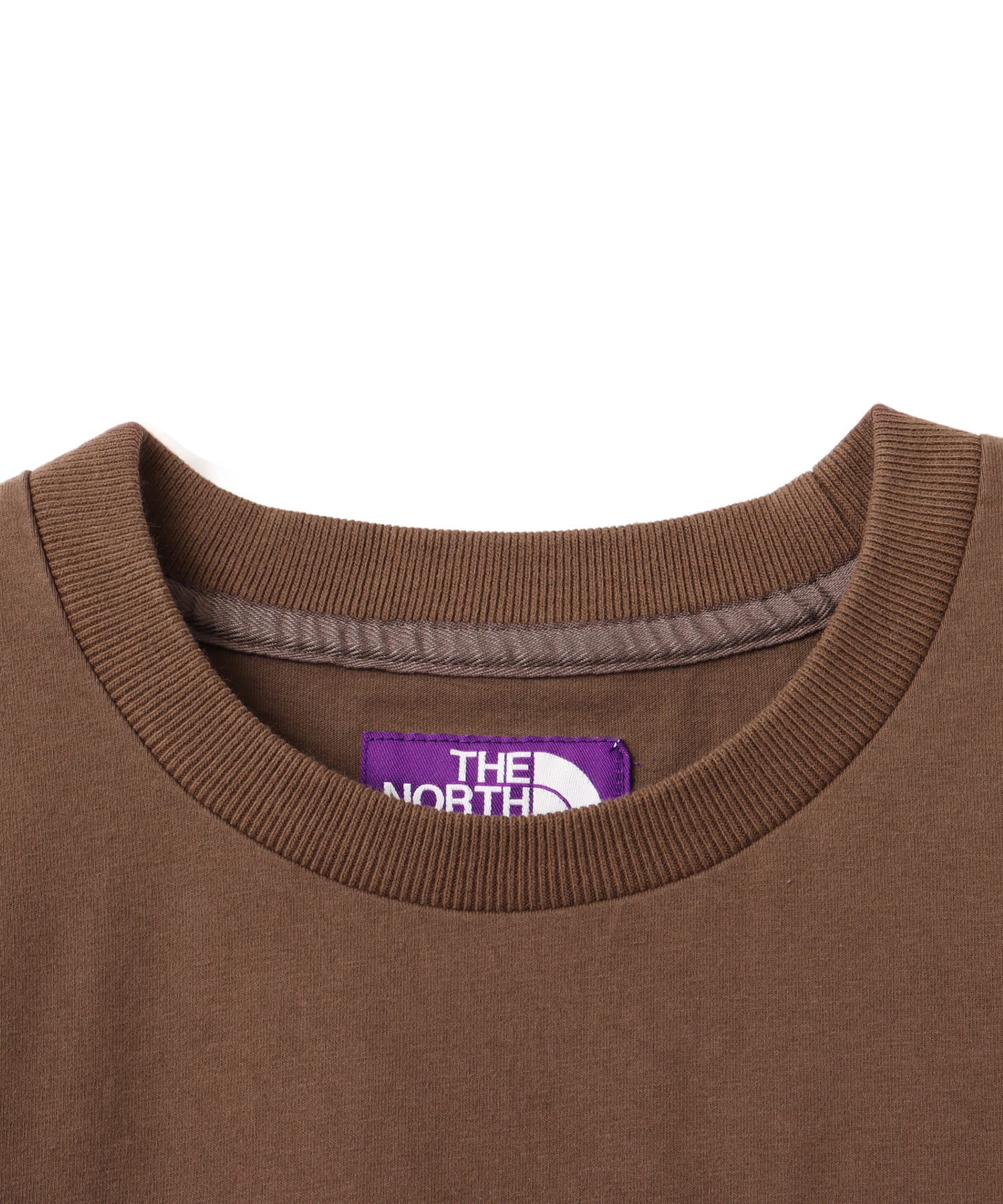 THE NORTH FACE PURPLE LABEL High Bulky Pocket Tee Brownの画像