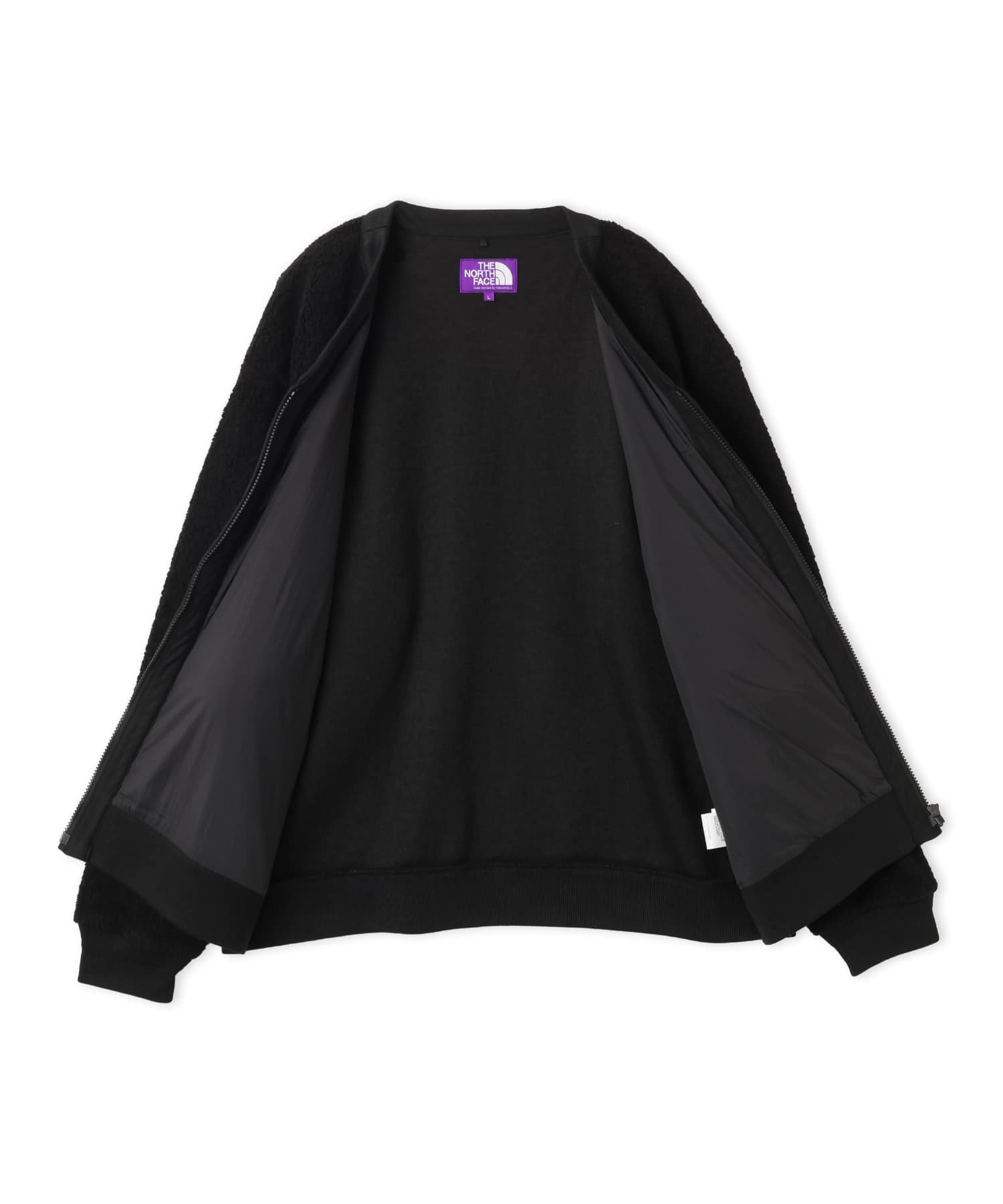 THE NORTH FACE PURPLE LABEL PLAS FLEECE FIELD CARDIGAN BLACKの画像