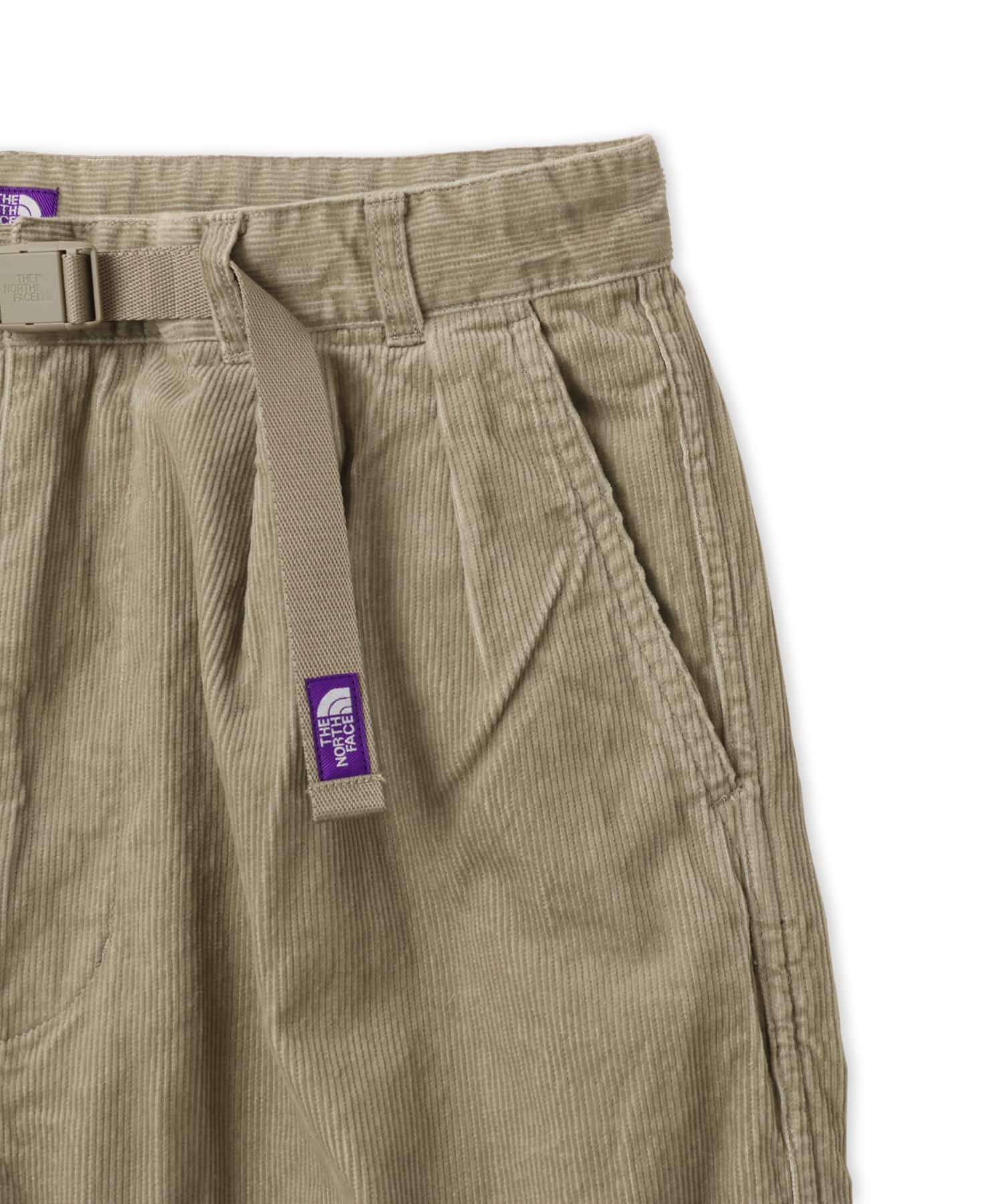 THE NORTH FACE PURPLE LABEL CORDUROY WIDE STRAIGHT FIELD PANTS TAUPEの画像