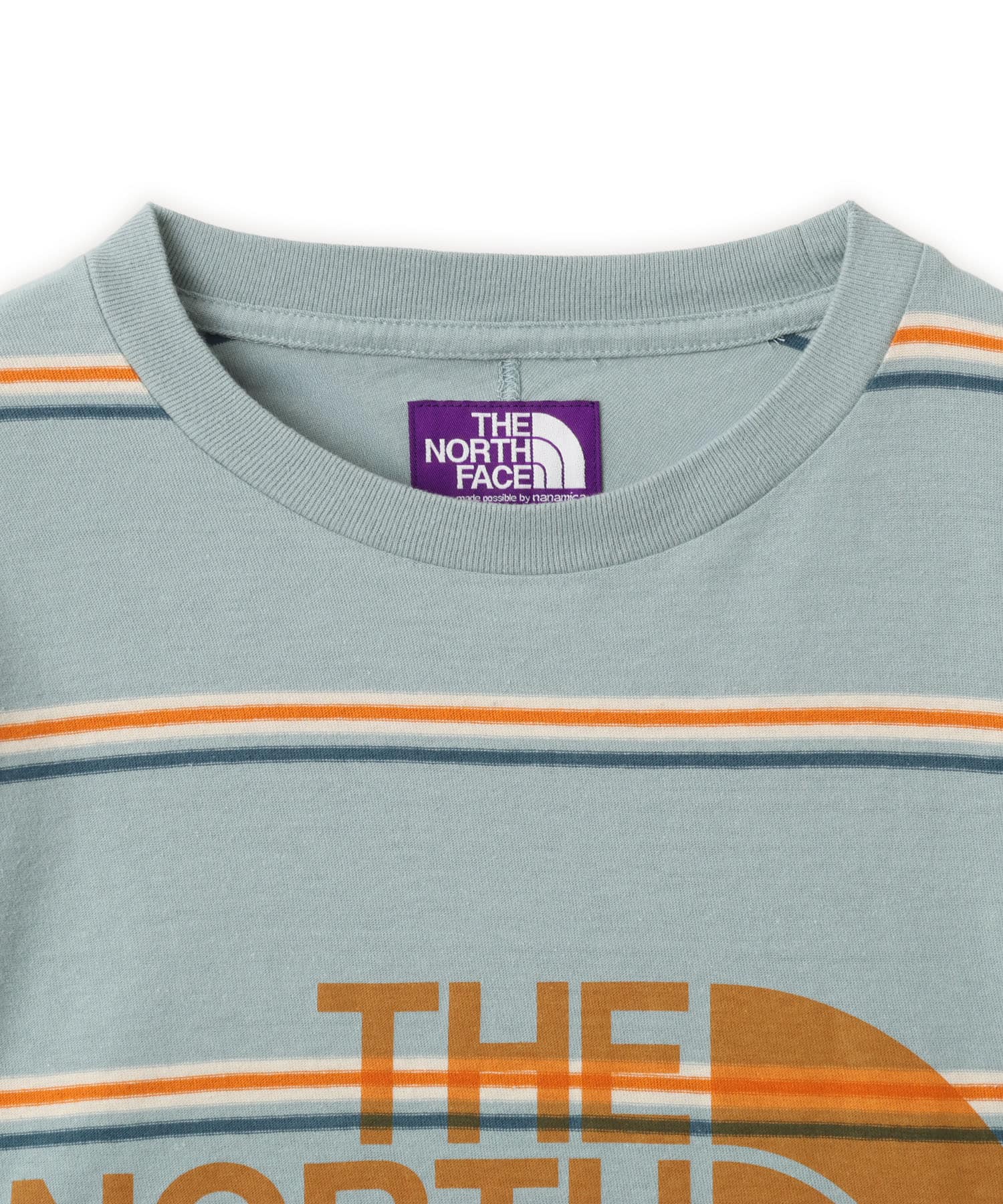 THE NORTH FACE PURPLE LABEL FLD LONG STRIPED T SAXの画像