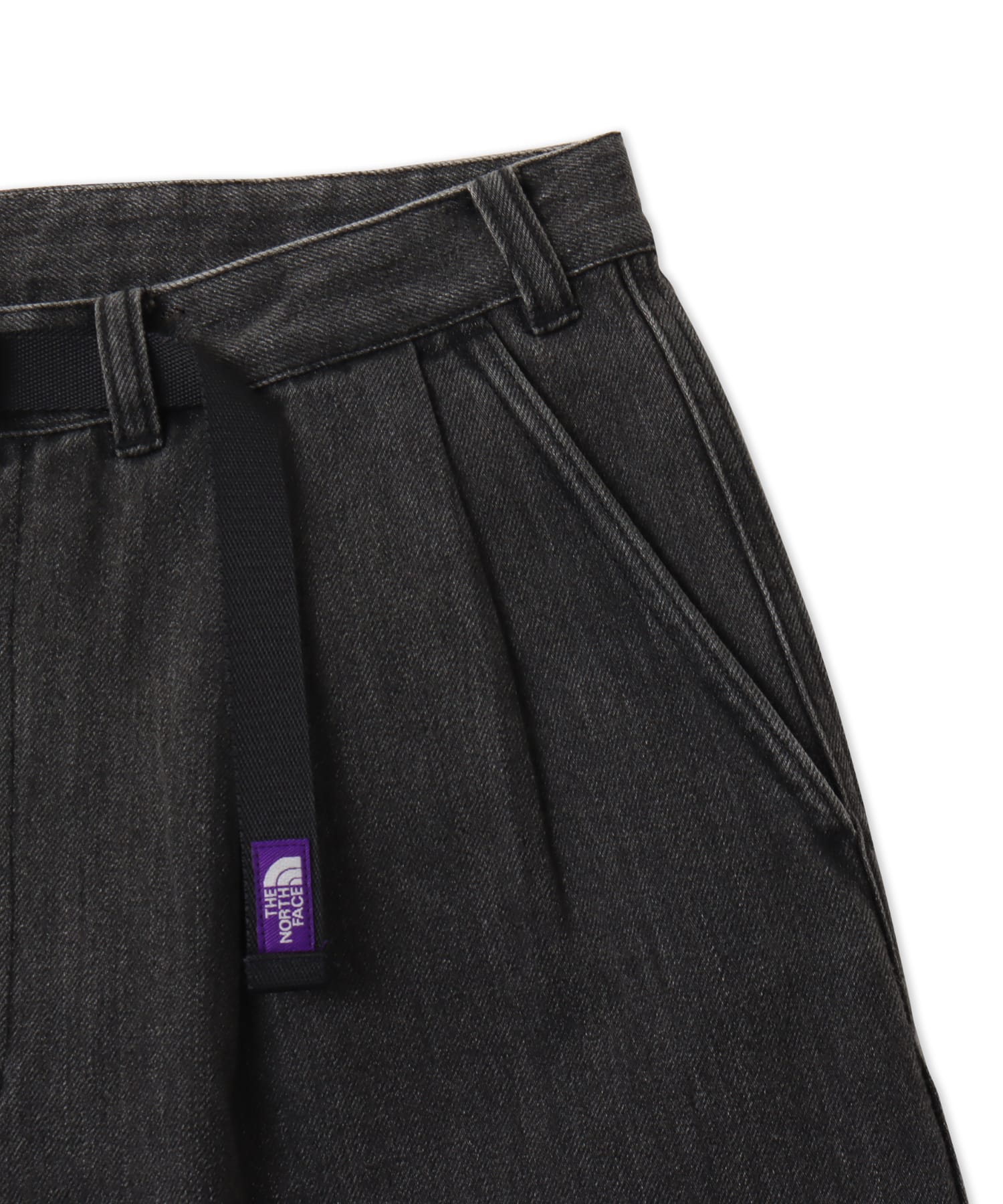 THE NORTH FACE PURPLE LABEL Denim Tuck Field Shorts Grayの画像
