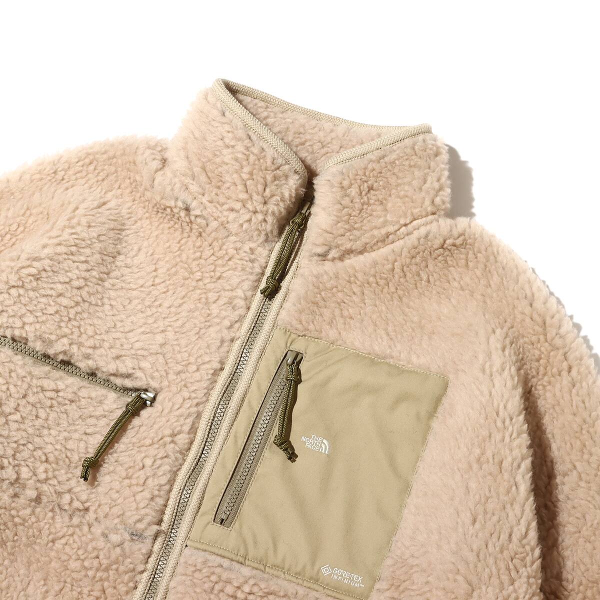 THE NORTH FACE PURPLE LABEL Wool Boa Fleece Field Coat Beige 22FW-I