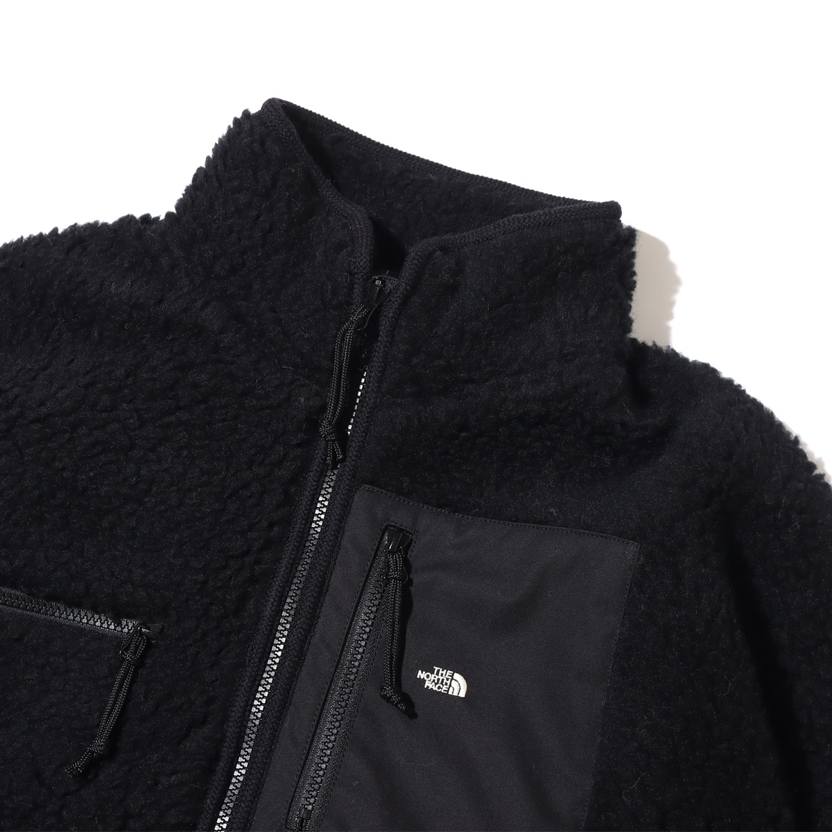 THE NORTH FACE PURPLE LABEL Wool Boa Fleece Field Coat Black 22FW-I