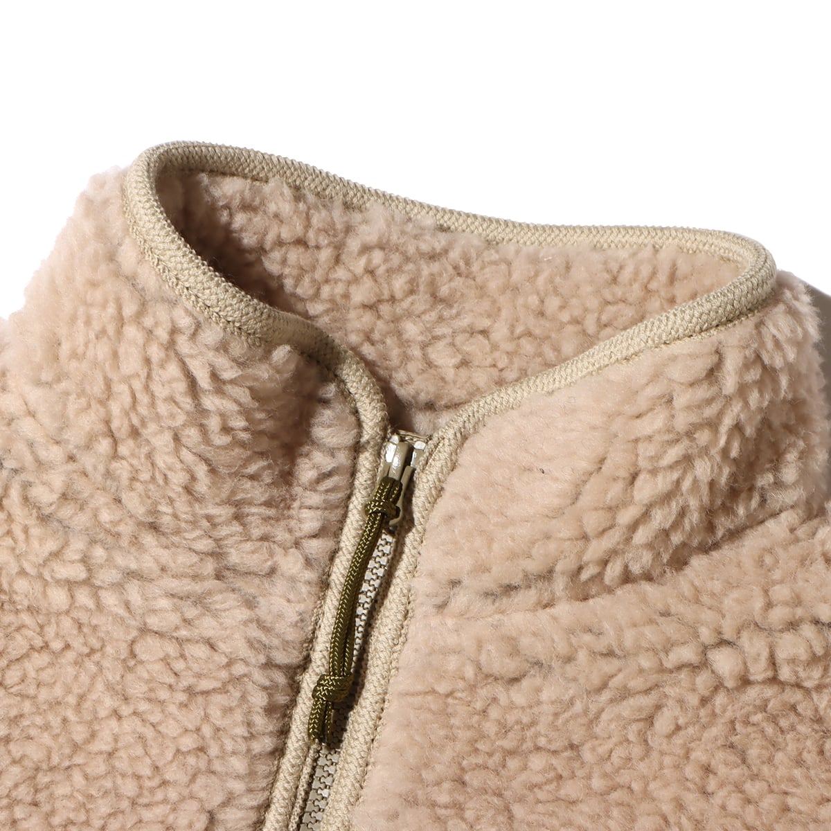 THE NORTH FACE PURPLE LABEL Wool Boa Fleece Field Jacket Beige 22FW-I