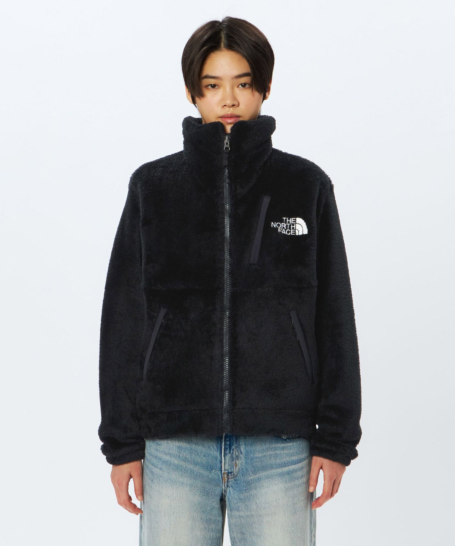THE NORTH FACE Womens Short Versa Loft Jacket ブラックの画像