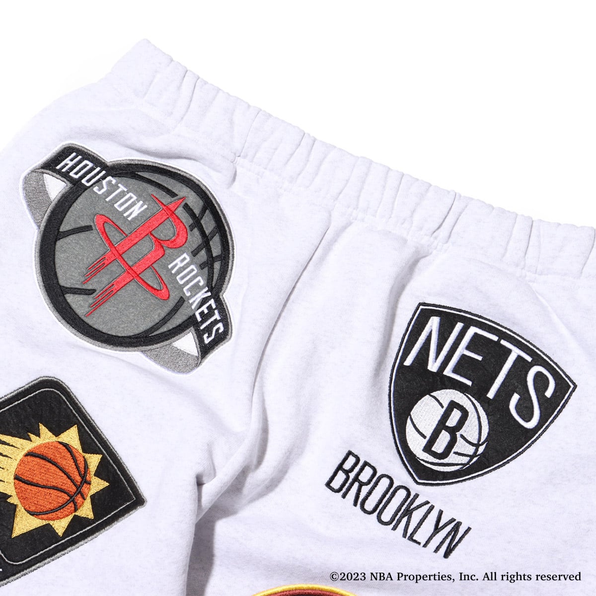 NBA Wappen Sweat Pants GRAY 23FW-Sの画像