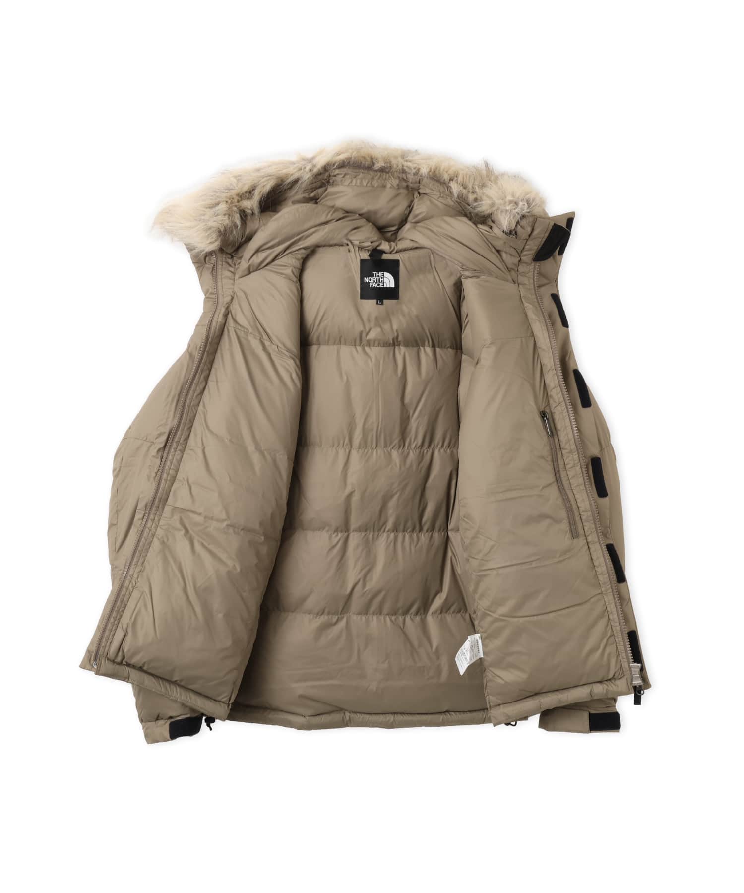 THE NORTH FACE POLAR JACKET マッシュルームの画像