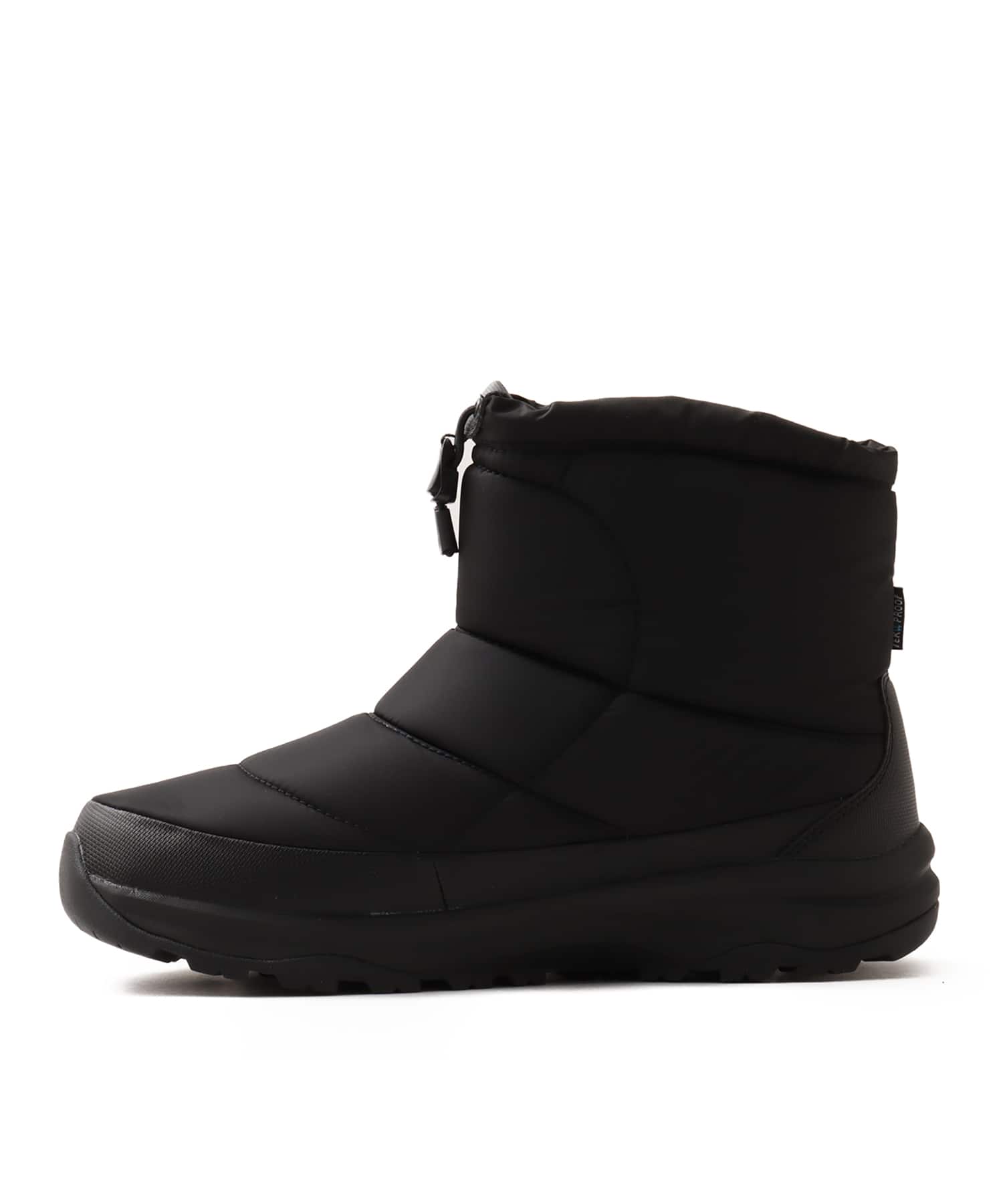 THE NORTH FACE Nuptse Bootie WP Logo Short TNFブラックxTNFホワイトの画像