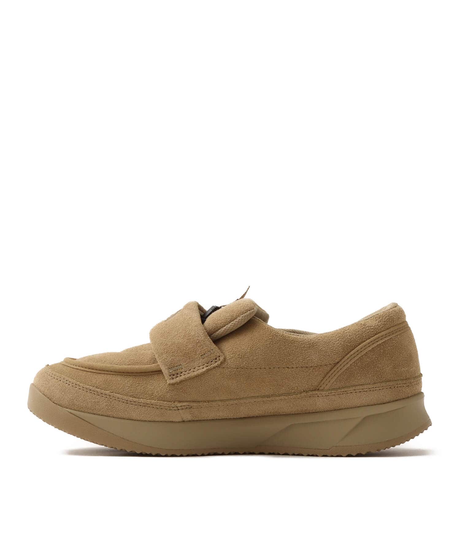 THE NORTH FACE Nuptse Loafer Suede クラシックカーキxTNFブラックの画像