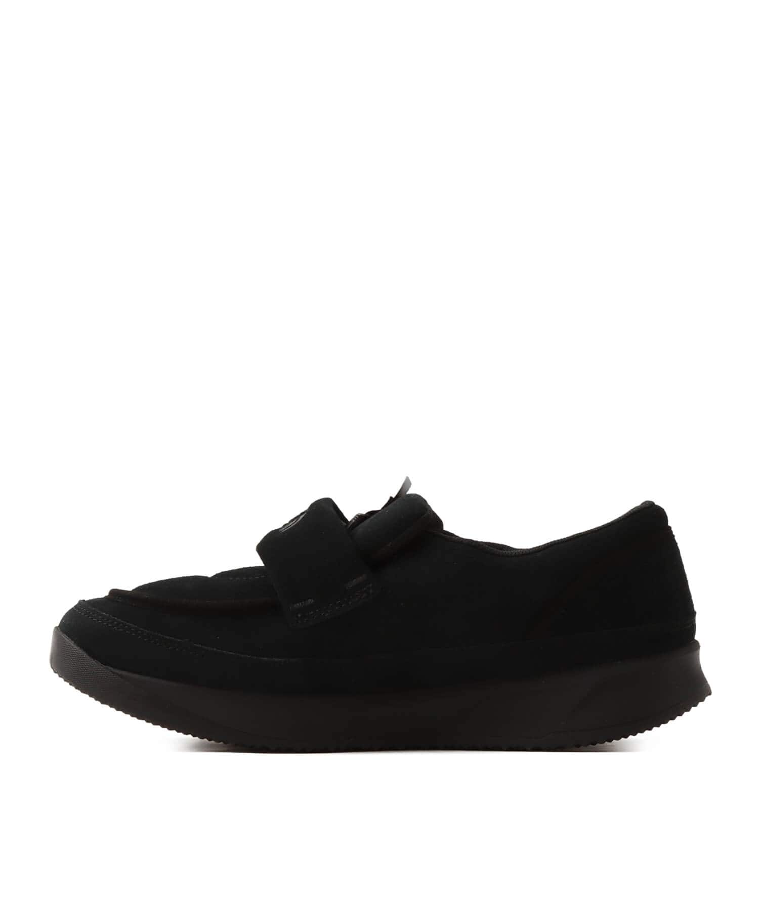 THE NORTH FACE Nuptse Loafer Suede TNFブラックxTNFブラックの画像