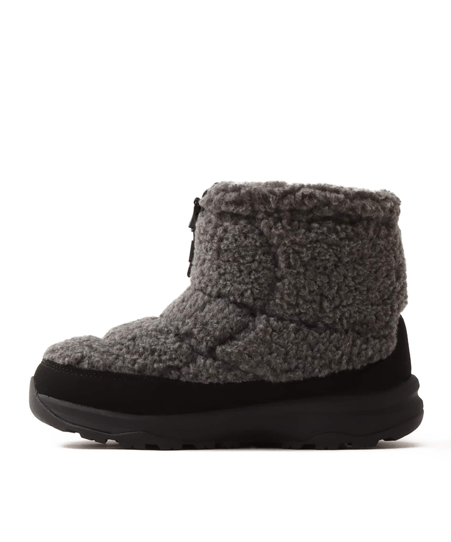 THE NORTH FACE Nuptse Bootie Short Fleece ミックスチャコールxミックスチャコールの画像