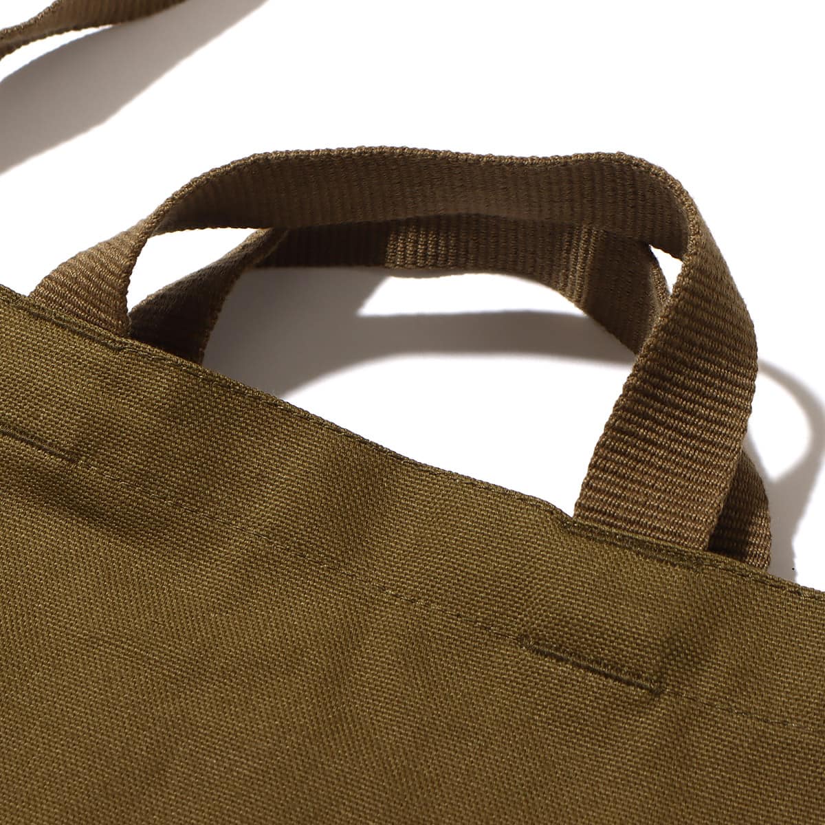 THE NORTH FACE K ORGANIC COTTON TOTE ミリタリーオリーブxハニーマスタード 23SS-Iの画像