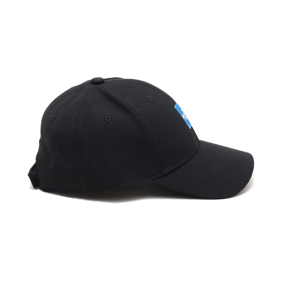 THE NORTH FACE SQUARE LOGO CAP ブラックxヒーローブルー（ザ