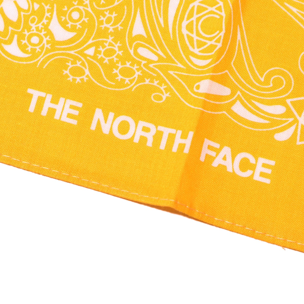 THE NORTH FACE GEOPAISLEY BANDANA サフランイエロー 22FW-Iの画像