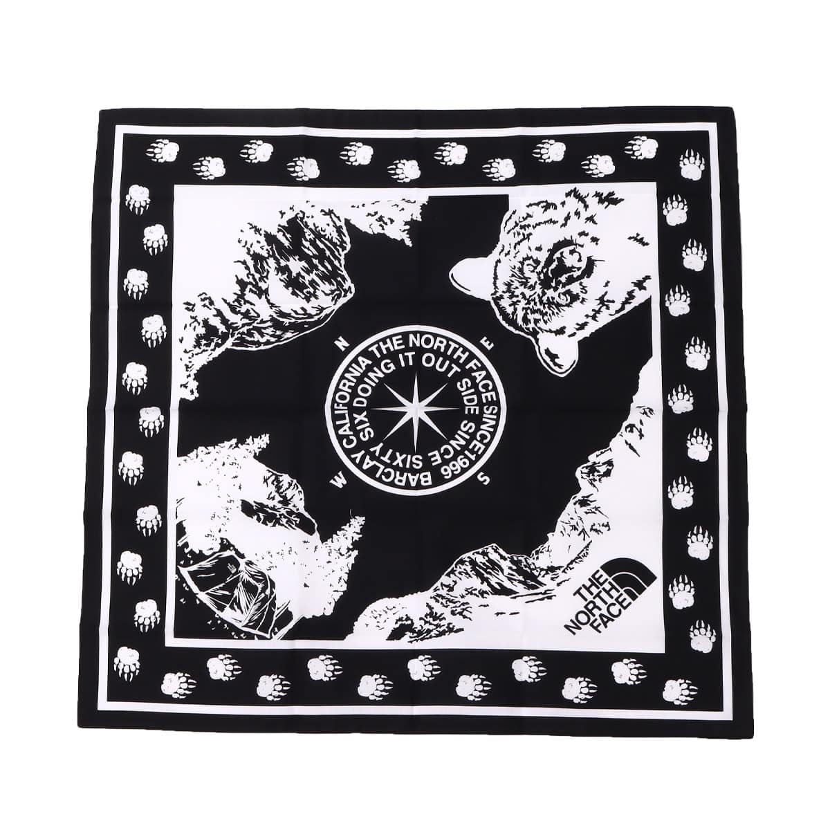THE NORTH FACE YOSEMITE BEAR BANDANA BLACK 23SS-Iの画像