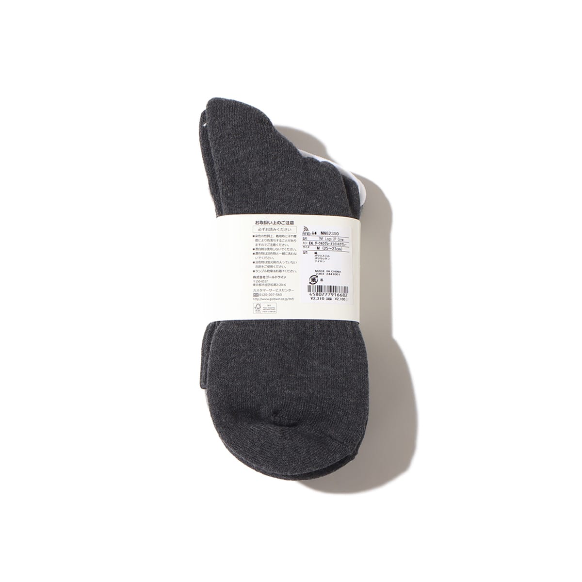 THE NORTH FACE TNF LOGO 2P CREW ダークモク の画像