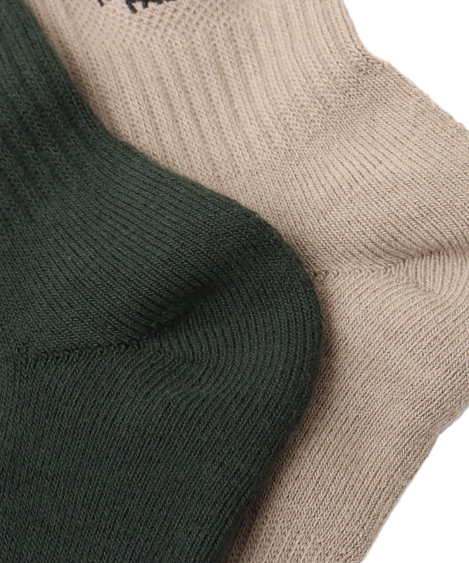 THE NORTH FACE TNF Logo 2P Crew マッシュルームxアルパインの画像