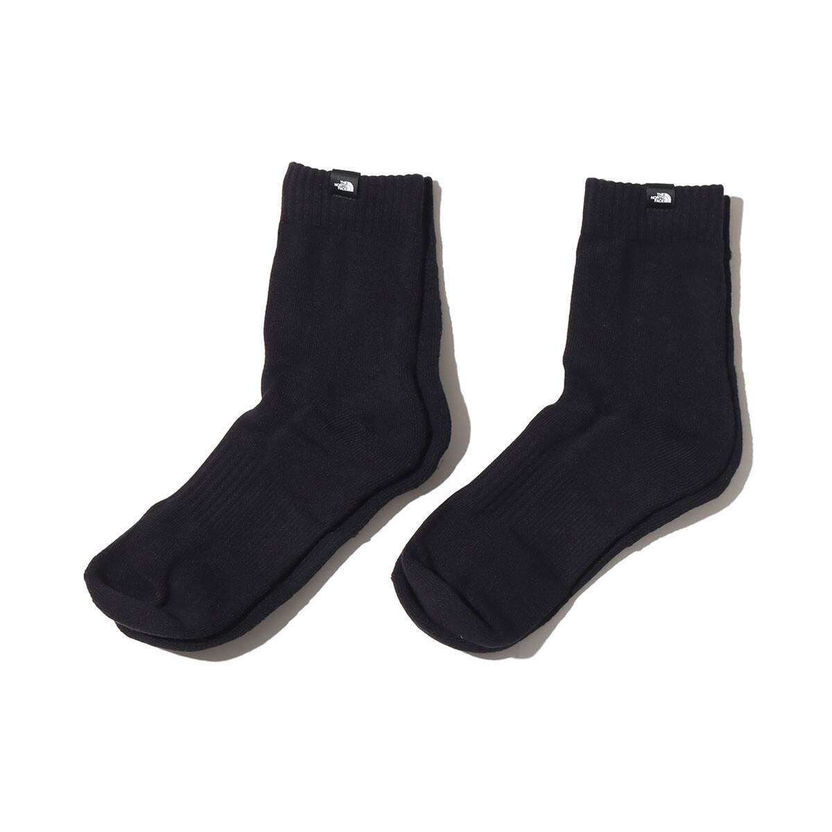 THE NORTH FACE TNF ORGANIC 2P SOCKS BLACK 23FW-Iの画像