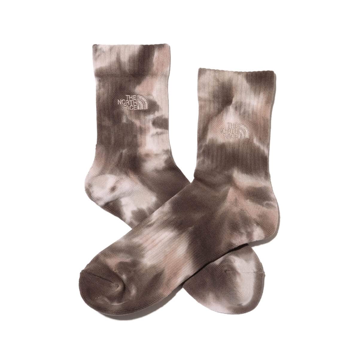 THE NORTH FACE Tie Dye Crew ニュートープグリーン×ケルプタン の画像
