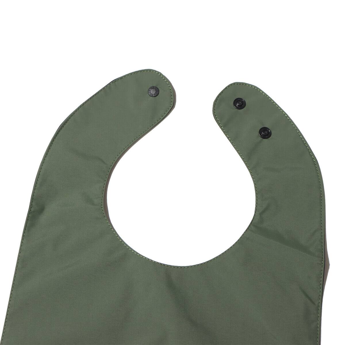 THE NORTH FACE BABY COMPACT YUMMY BIB タイムグリーン 22FW-Iの画像