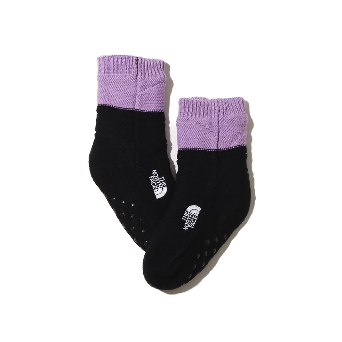 THE NORTH FACE KIDS NUPTSE BOOTIE SOCKS ラベンダー 23FW-Iの画像