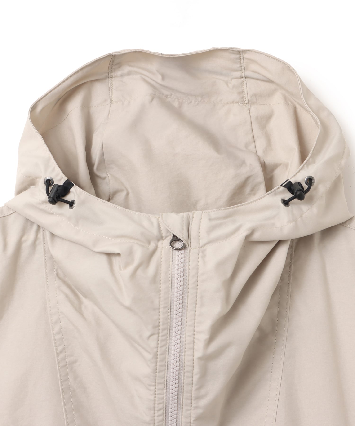 THE NORTH FACE Compact Hooded Vest フォッシルアイボリーの画像