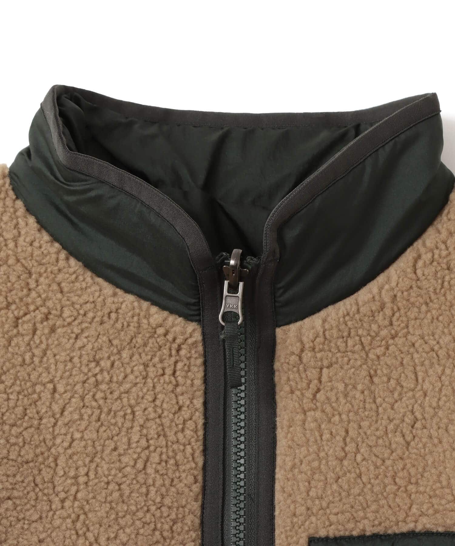 THE NORTH FACE Reversible Extreme Pile Fleece Jacket クラシックカーキxアルパインの画像