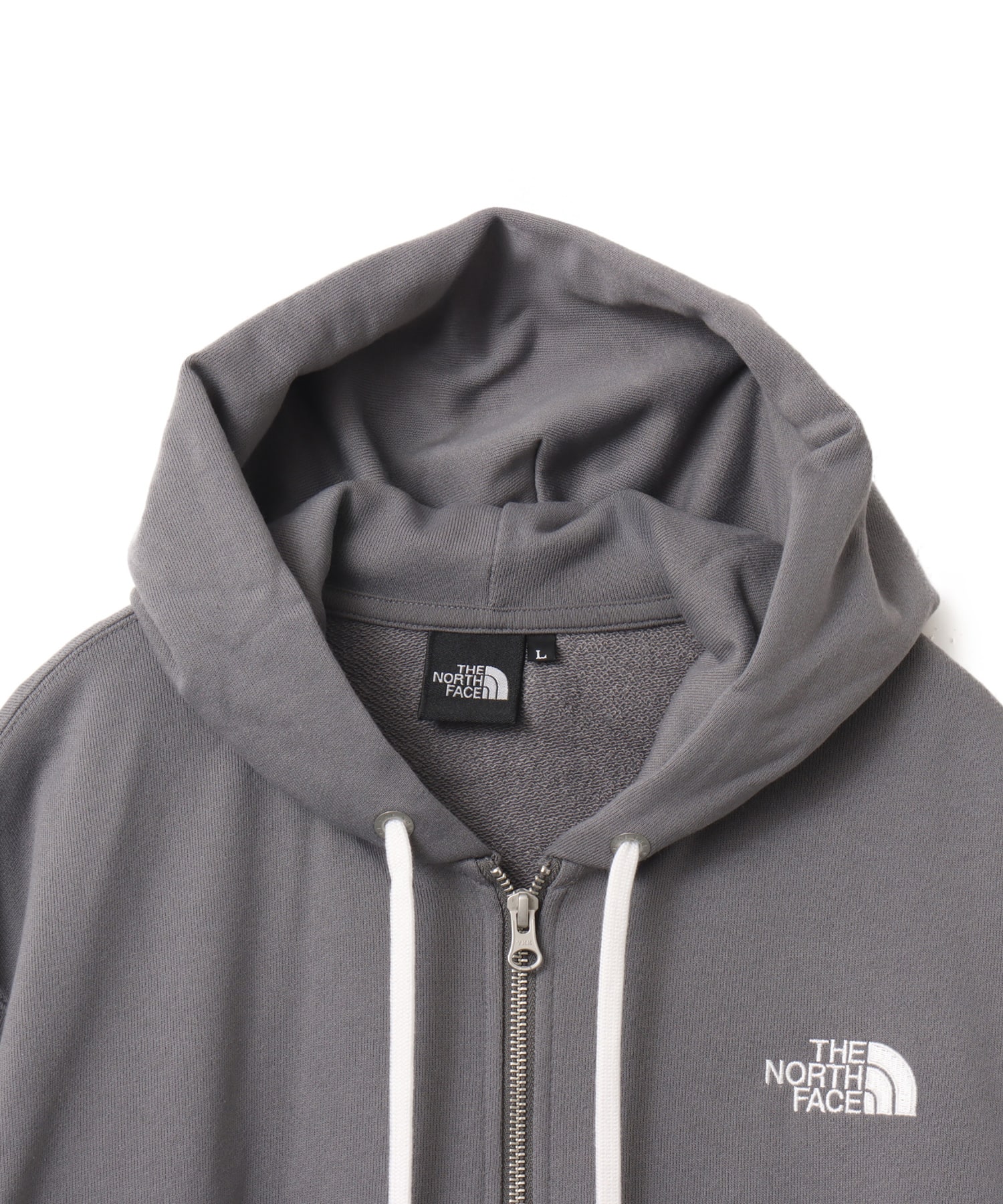 THE NORTH FACE Square Logo Full Zip スモークドパールの画像