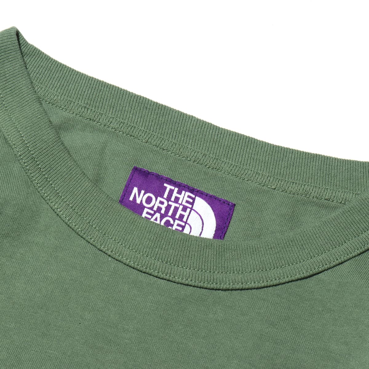THE NORTH FACE PURPLE LABEL 7oz L/S Pocket Tee Grass Green 21SS-I