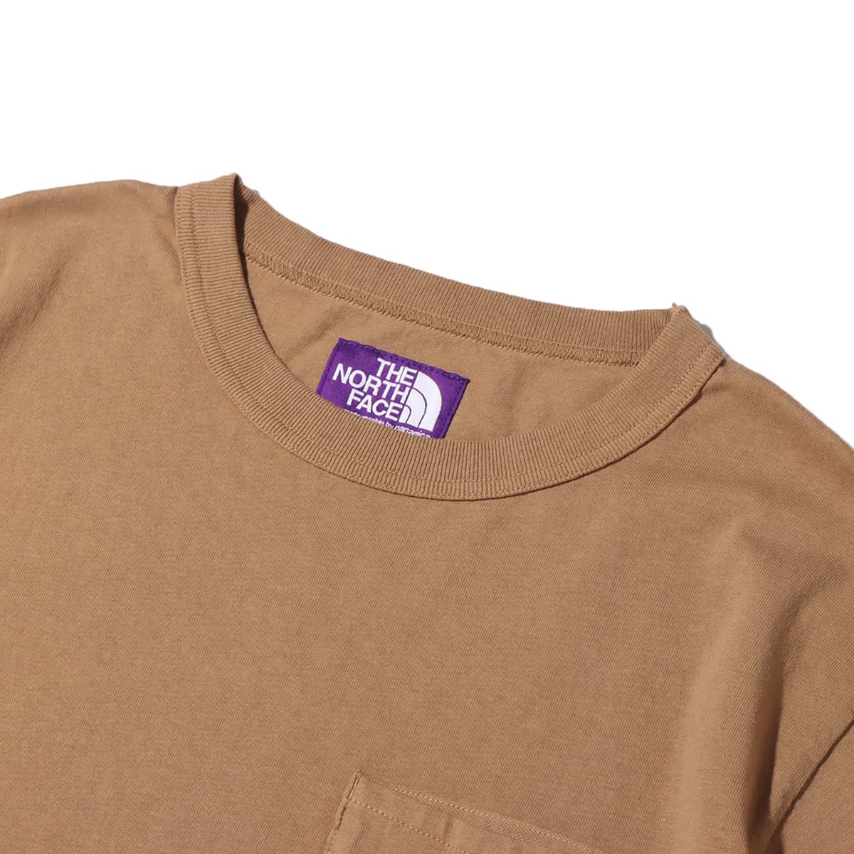THE NORTH FACE PURPLE LABEL 7oz H/S Pocket Tee Coyote 21FW-I