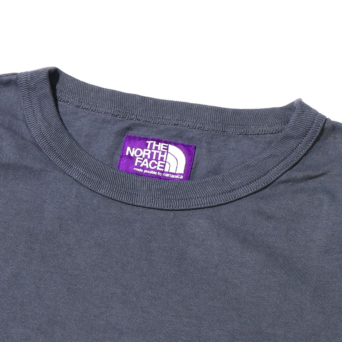 THE NORTH FACE PURPLE LABEL 7OZ H/S POCKET TEE Dim Gray × Royal Blue 22SS-Iの画像