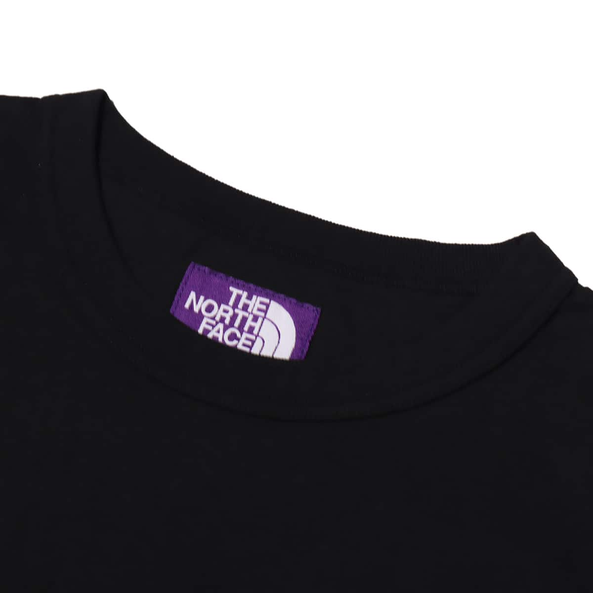 THE NORTH FACE PURPLE LABEL 7oz H/S Pocket Tee Black 21SS-I