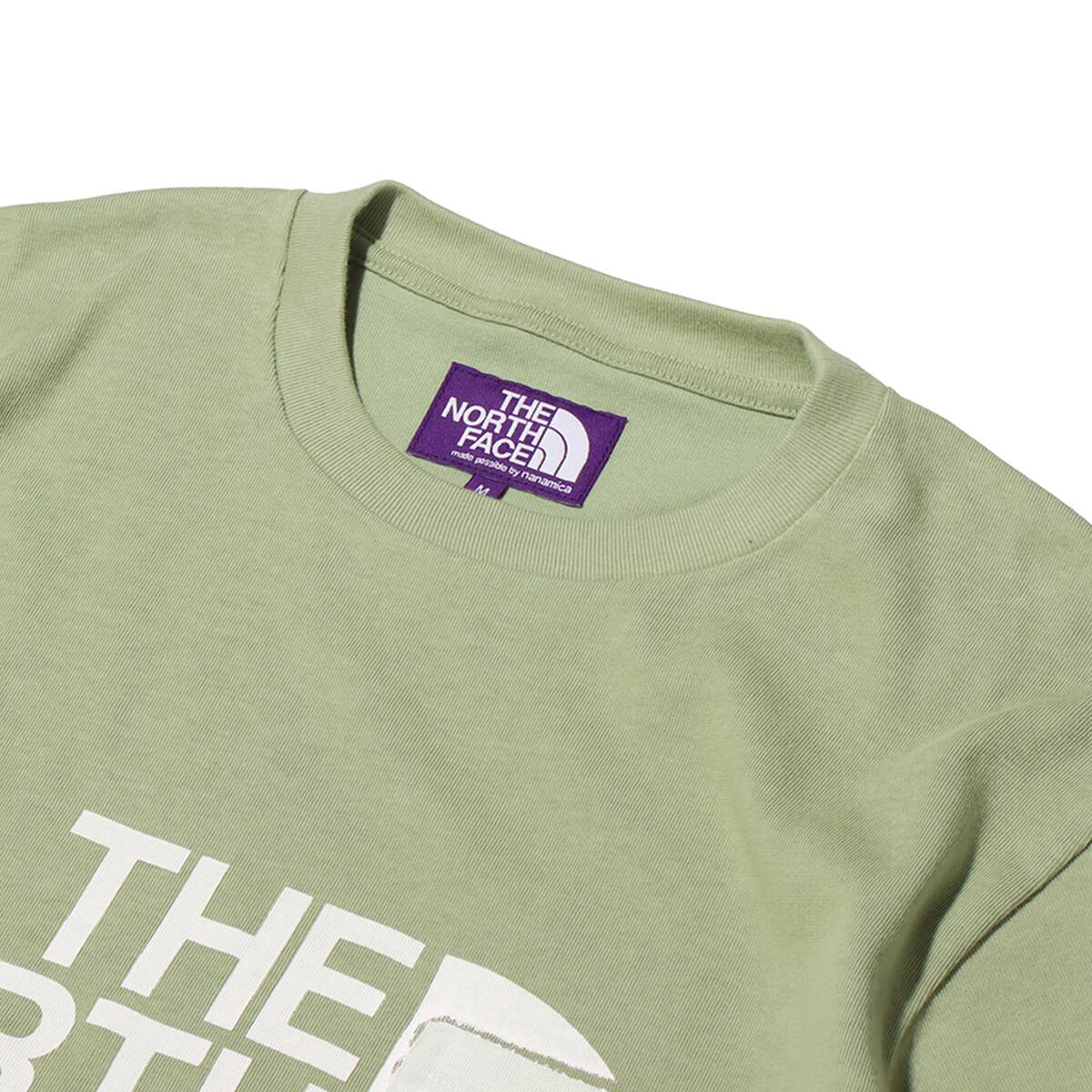 THE NORTH FACE PURPLE LABEL H/S Logo Tee Grass Green 21SS-Iの画像