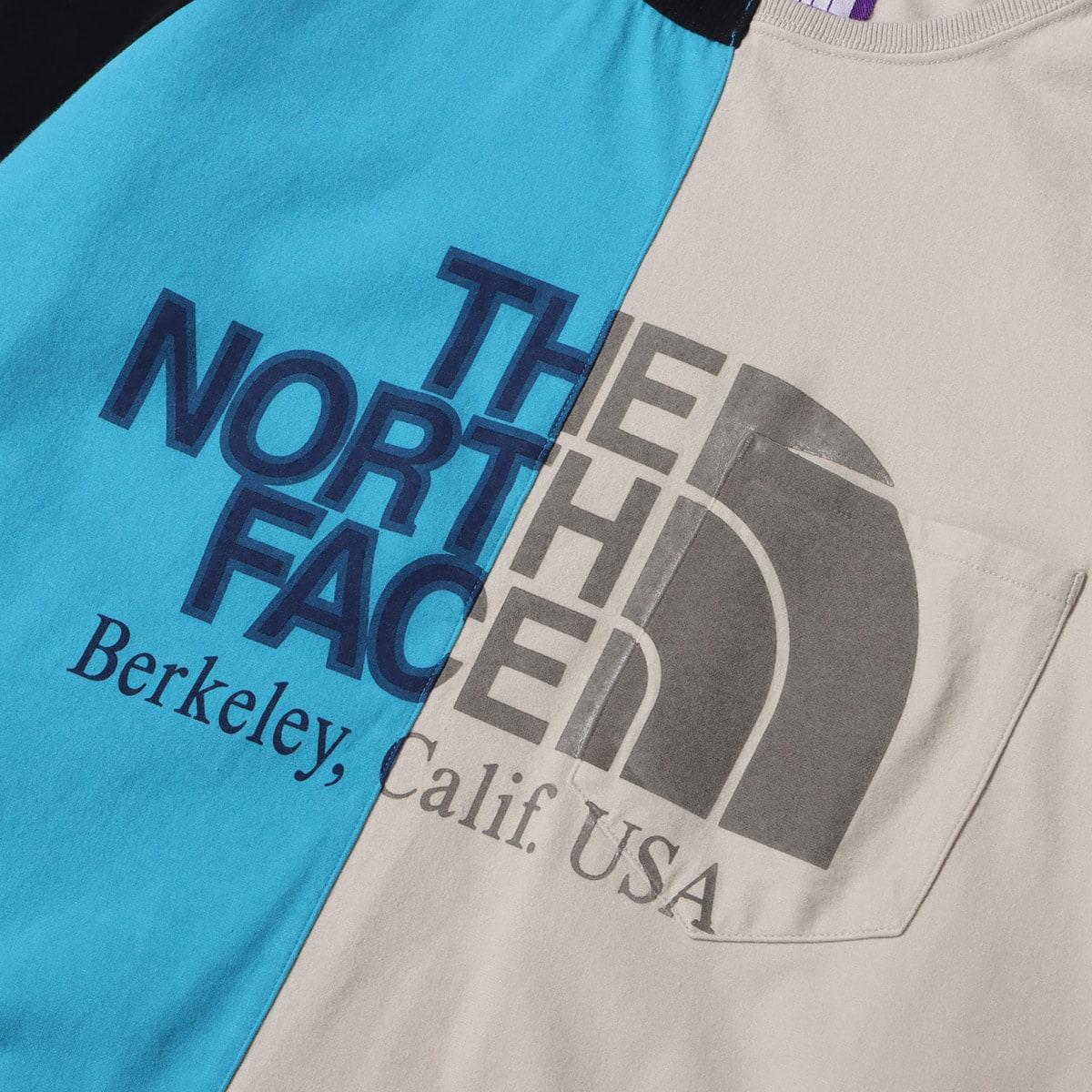 THE NORTH FACE PURPLE LABEL High Bulky Jersey L/S Logo Tee Light 