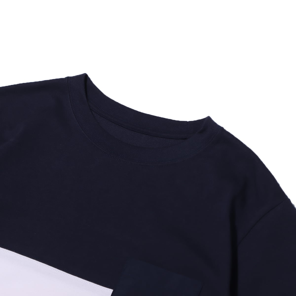 THE NORTH FACE S/S 2 TONE POCKET TEE TNF NAVY/WHITE 21SS-Iの画像
