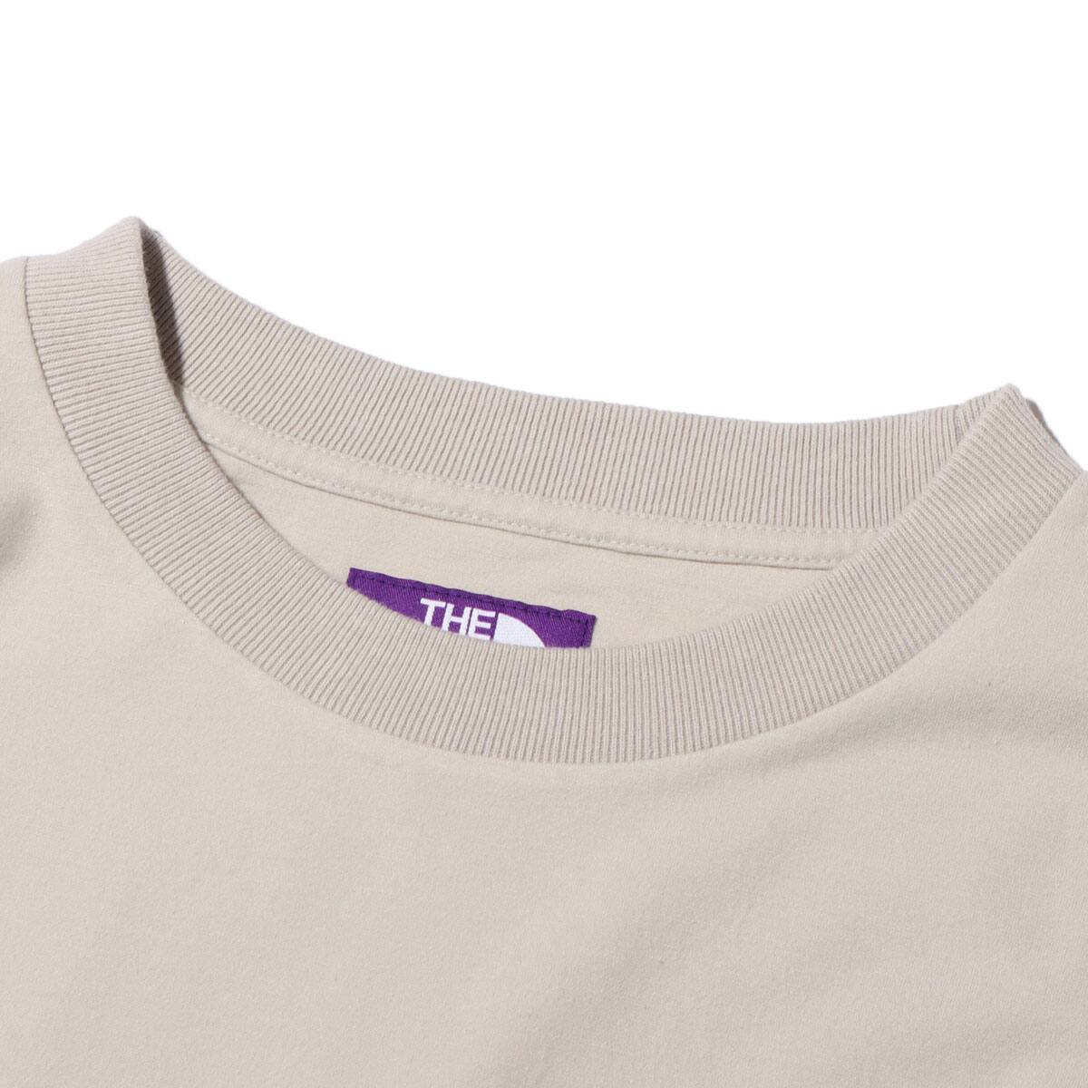 THE NORTH FACE PURPLE LABEL High Bulky H/S Pocket Tee Light Gray