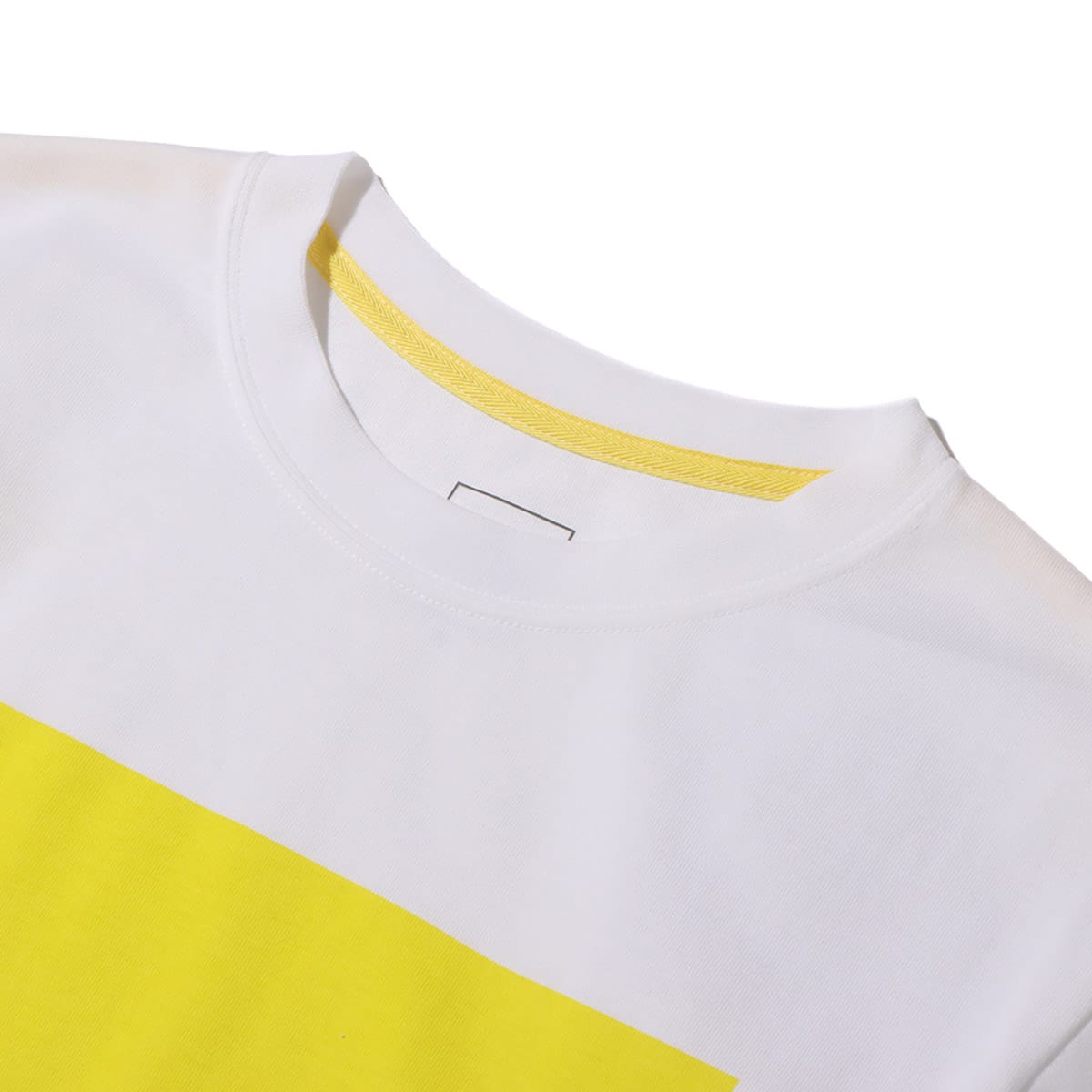 THE NORTH FACE S/S COLORED SQUARE LOGO TEE SULFUR SPRING GREEN 21SS-Iの画像