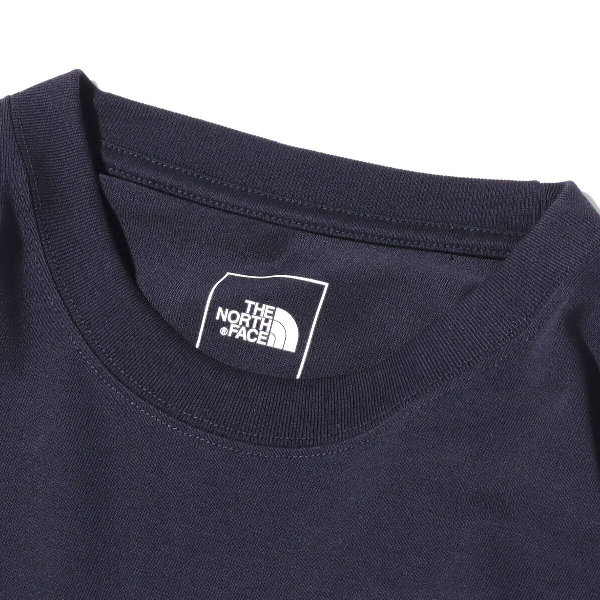 THE NORTH FACE L/S BACK SQUARE LOGO TEE アビエイターネイビー 22SS-Iの画像