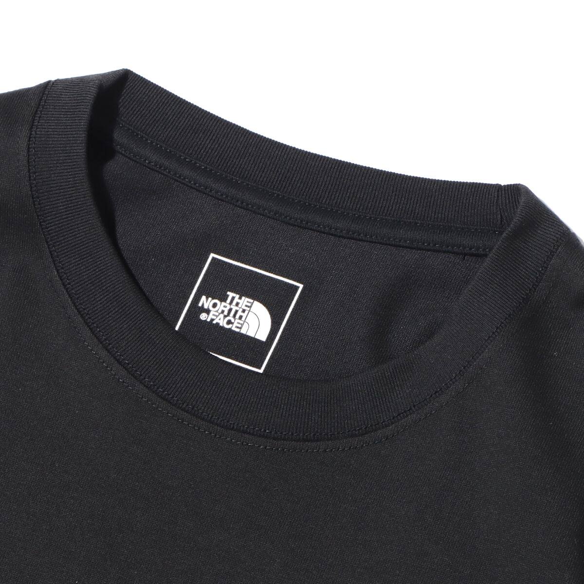 THE NORTH FACE L/S BACK SQUARE LOGO TEE BLACK 22SS-Iの画像