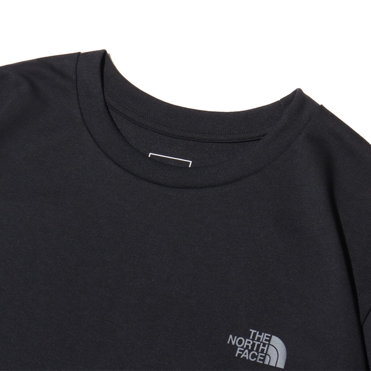 THE NORTH FACE S/S Square Mountain Logo Tee ブラックの画像