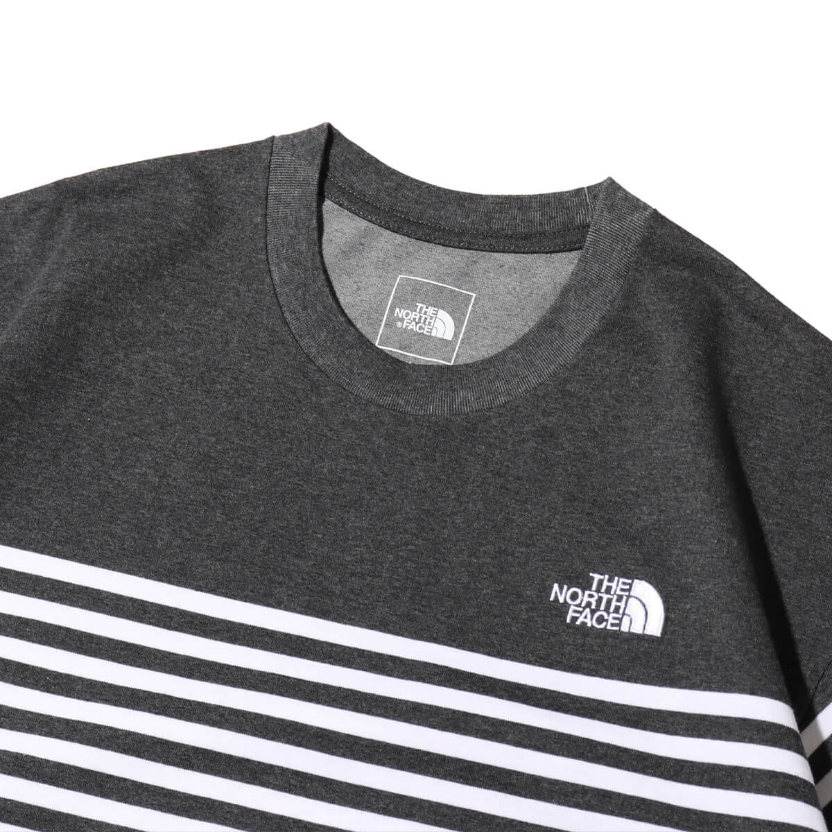 THE NORTH FACE S/S Panel Border Tee ミックスチャコールの画像