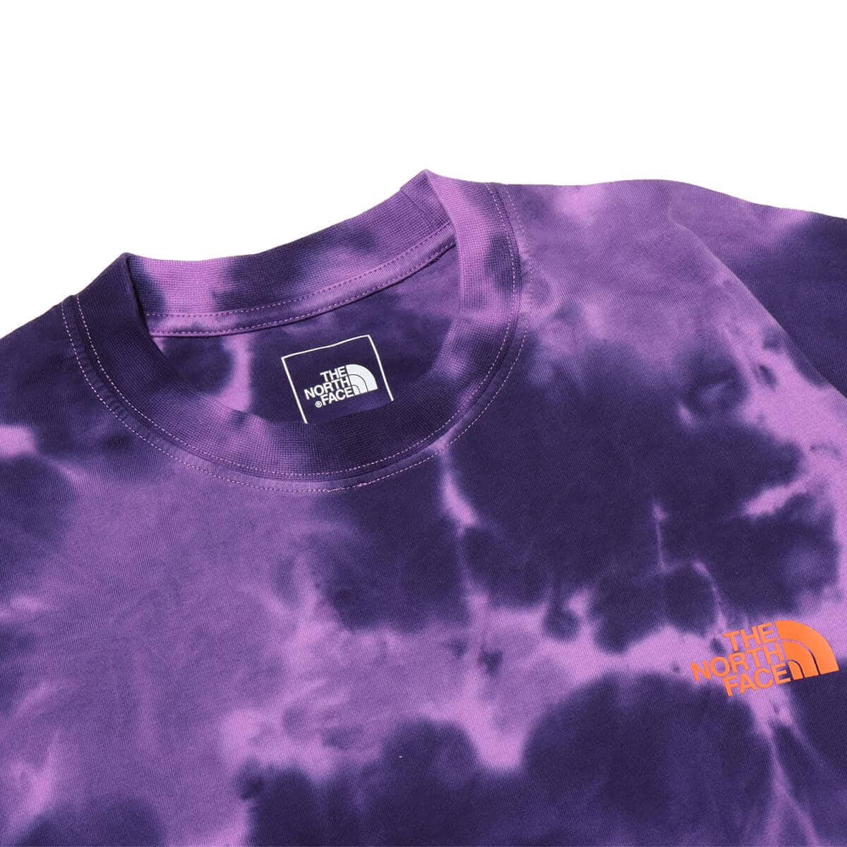 THE NORTH FACE S/S Tie Dye Handwriting Tee TNFパープルの画像