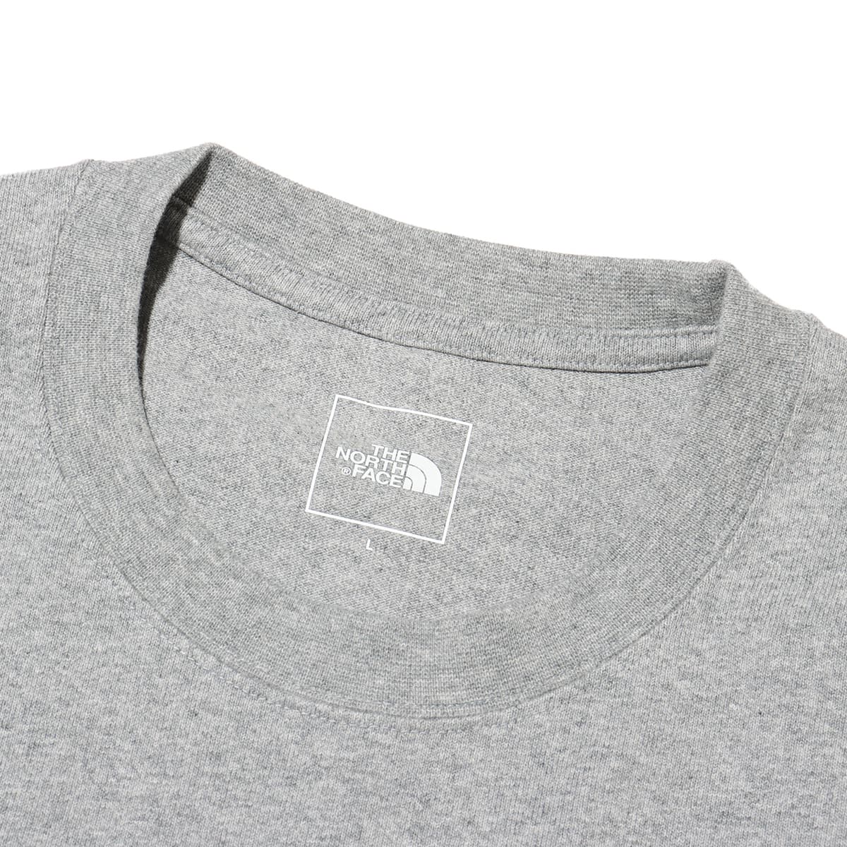 THE NORTH FACE L/S Sleeve Graphic Tee ミックスグレー 24SS-Iの画像