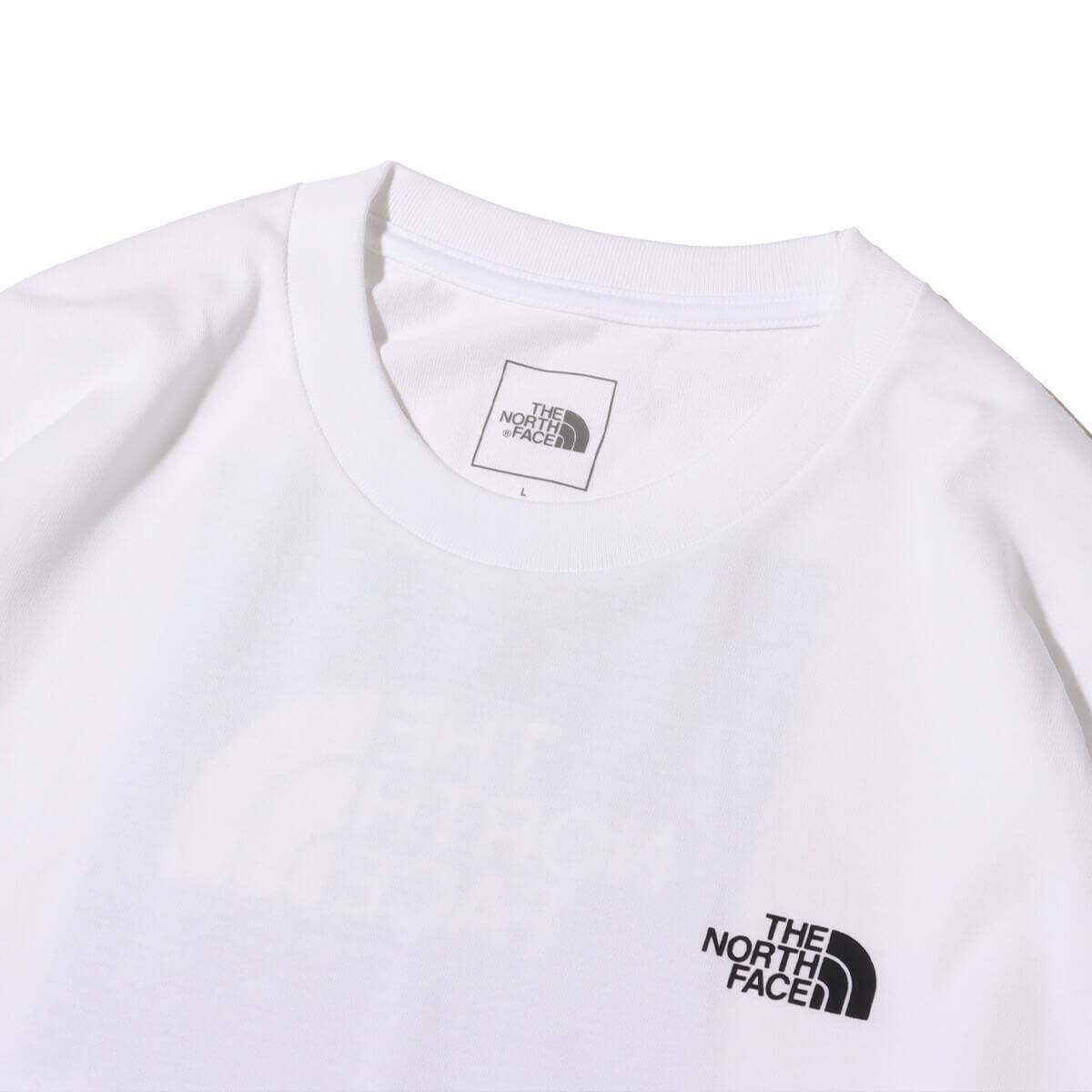 THE NORTH FACE L/S Back Square Logo Tee ホワイト 24SS-Iの画像