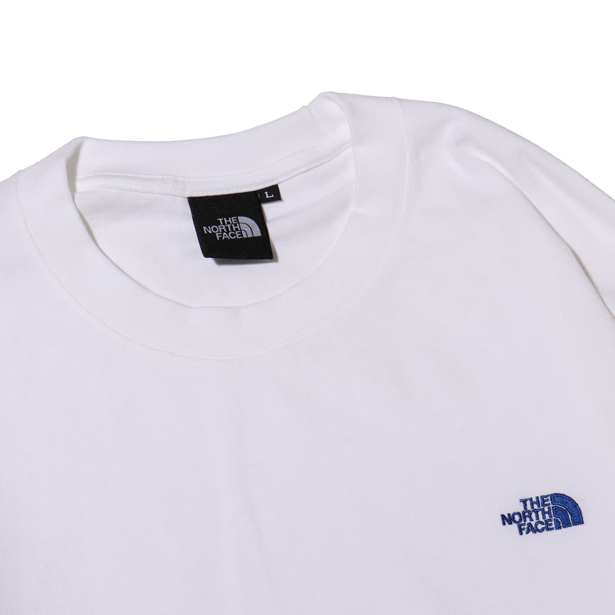THE NORTH FACE L/S Nuptse Cotton Tee ホワイト （ザ・ノース